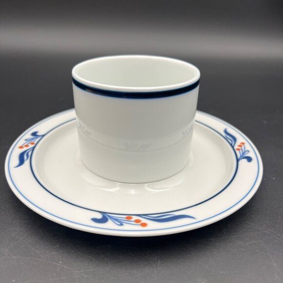 Dansk Bistro Maribo Pattern Flat Coffee Cup & Saucer Set (s) - Picture 9 of 12